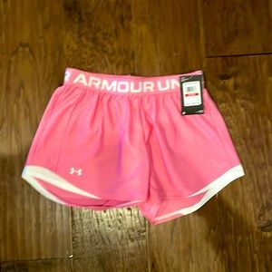 NWT XS Pink Under Armour shorts